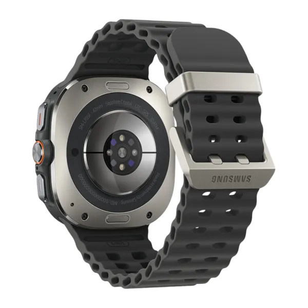 Умные часы Samsung Galaxy Watch Ultra 47мм, ремешок Marine (Titanium Silver, 2025)